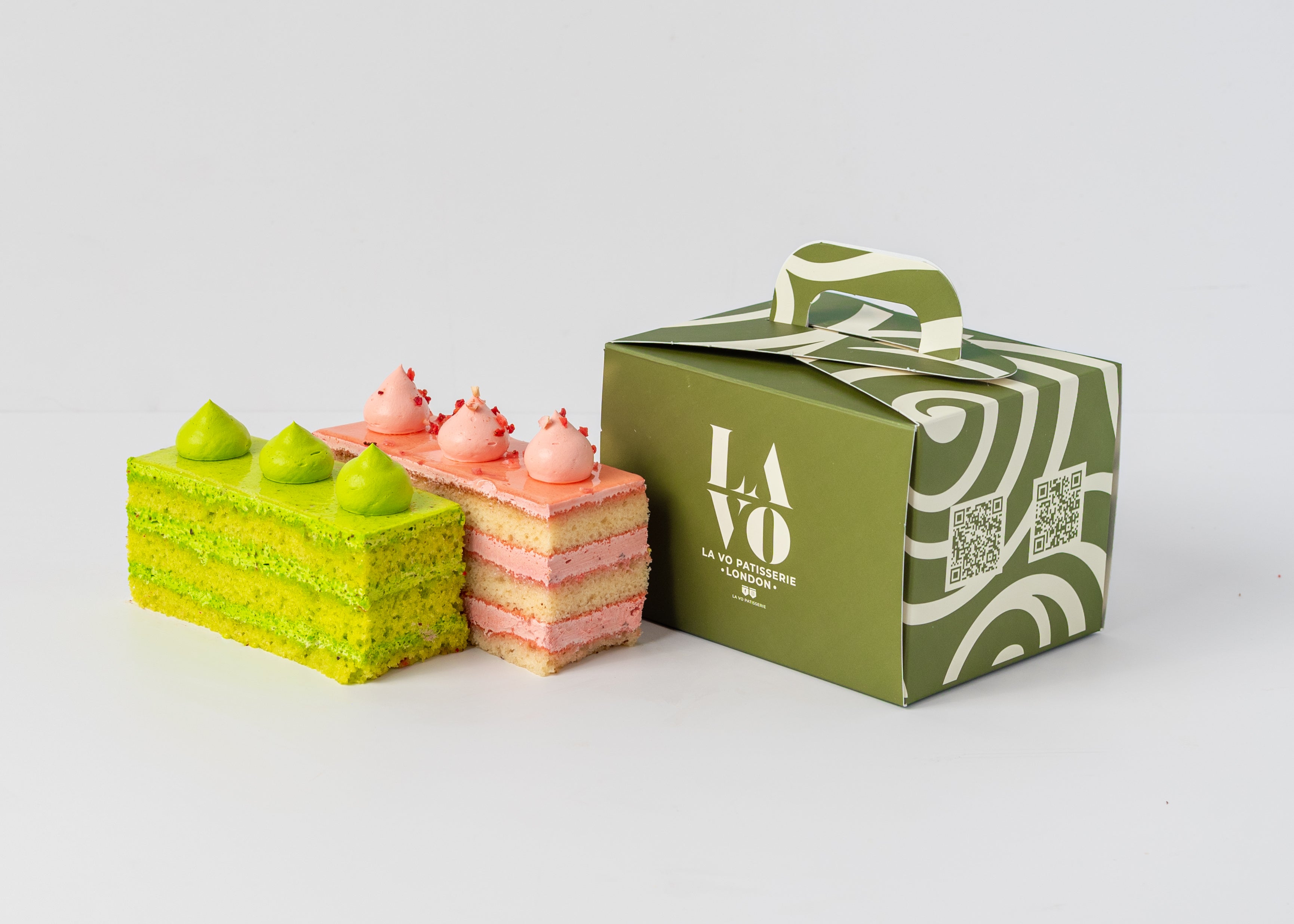 Box Of 2 Slice Cake - LA VO PATISSERIE