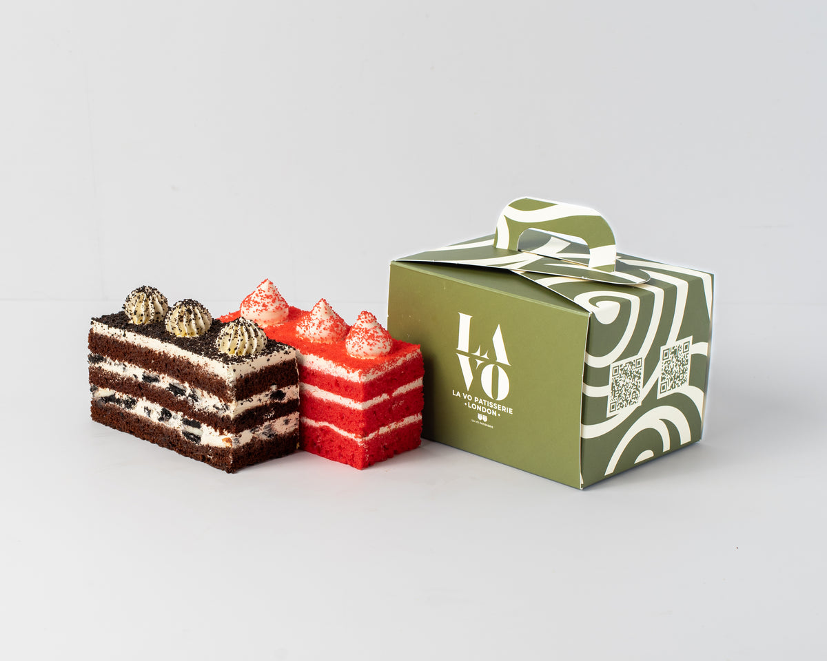 Box Of 2 Slice Cake