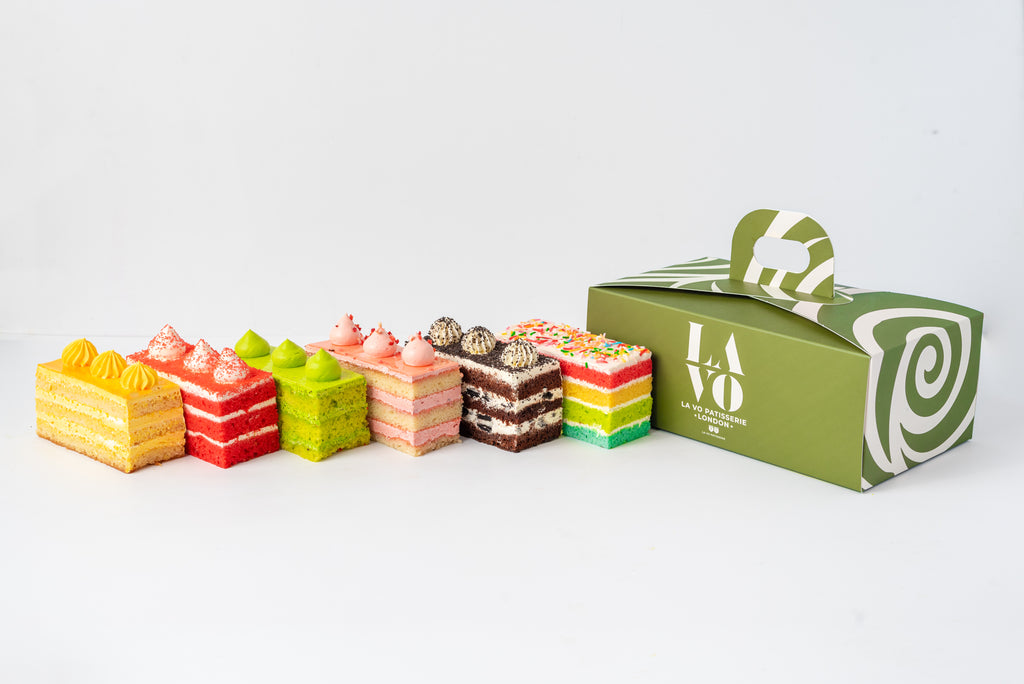Box Of 6 Slice Cake - LA VO PATISSERIE