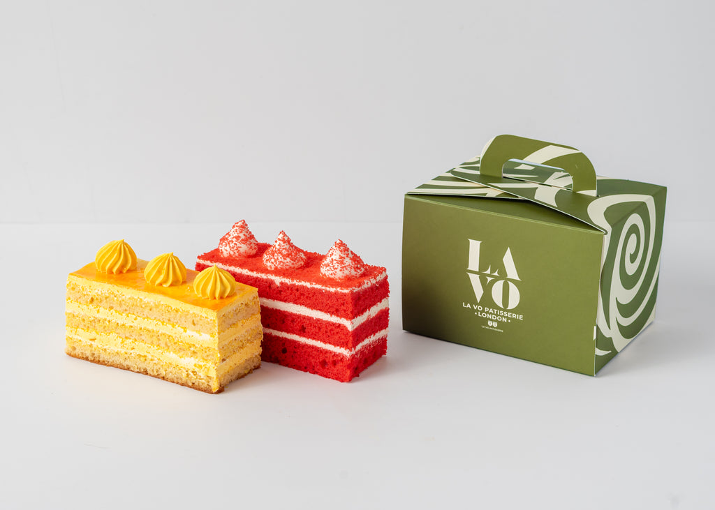 Box Of 2 Slice Cake - LA VO PATISSERIE