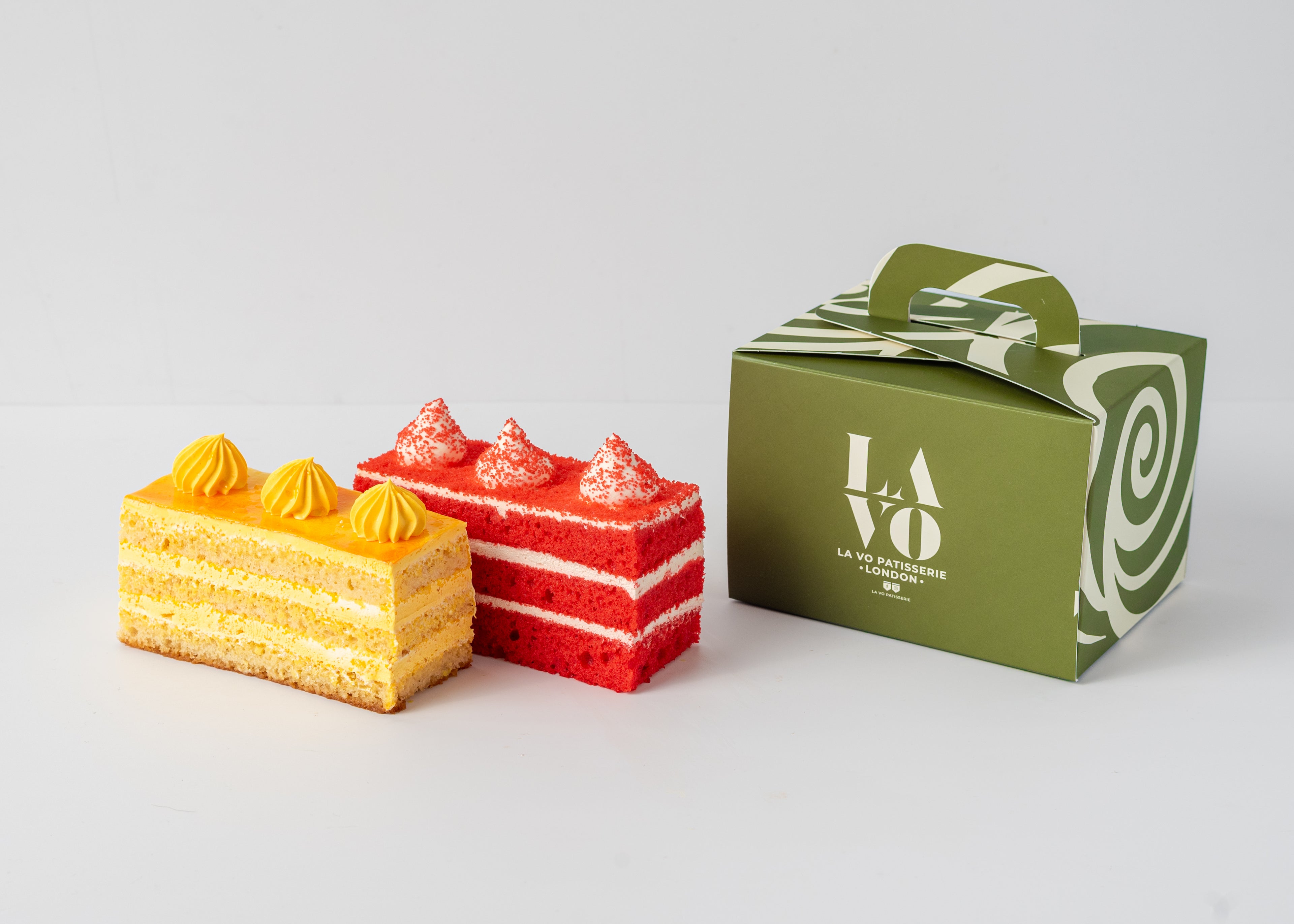 Box Of 2 Slice Cake - LA VO PATISSERIE