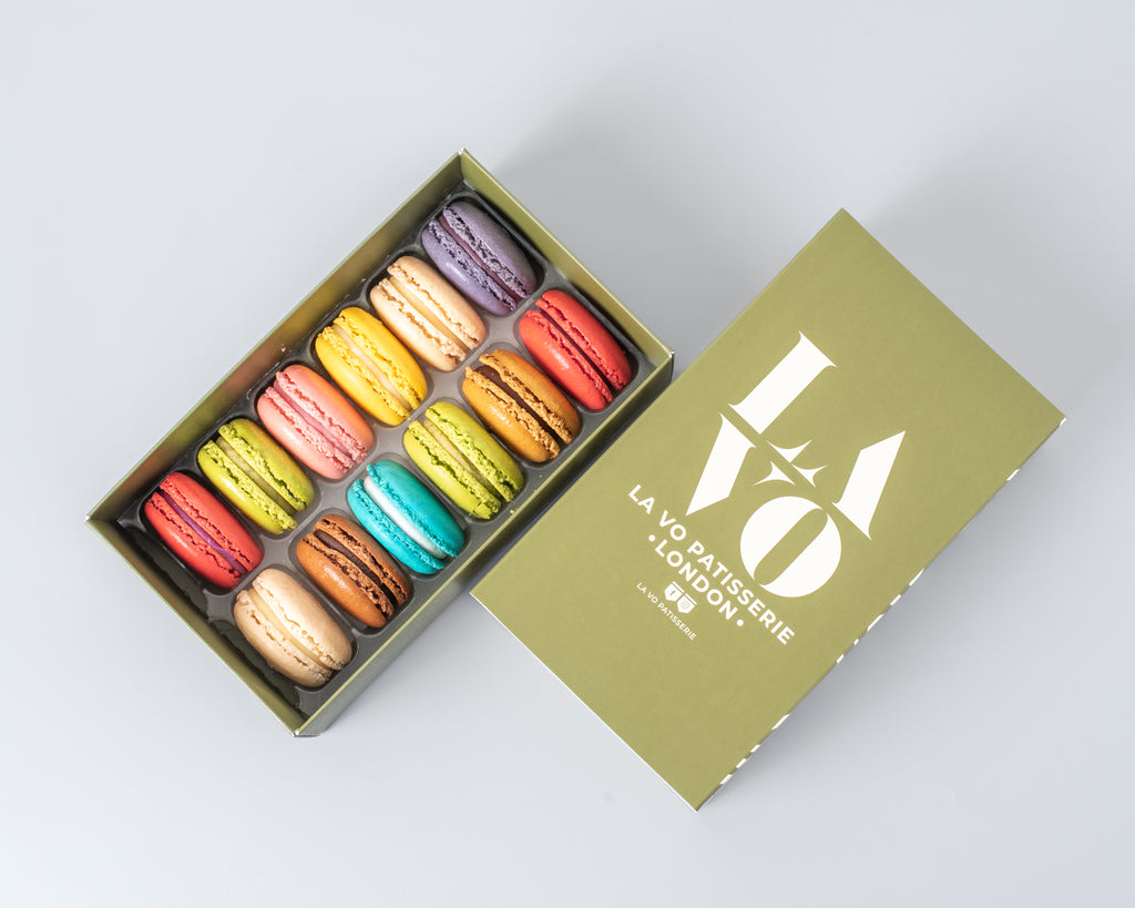 Box Of 12 Macarons - LA VO PATISSERIE