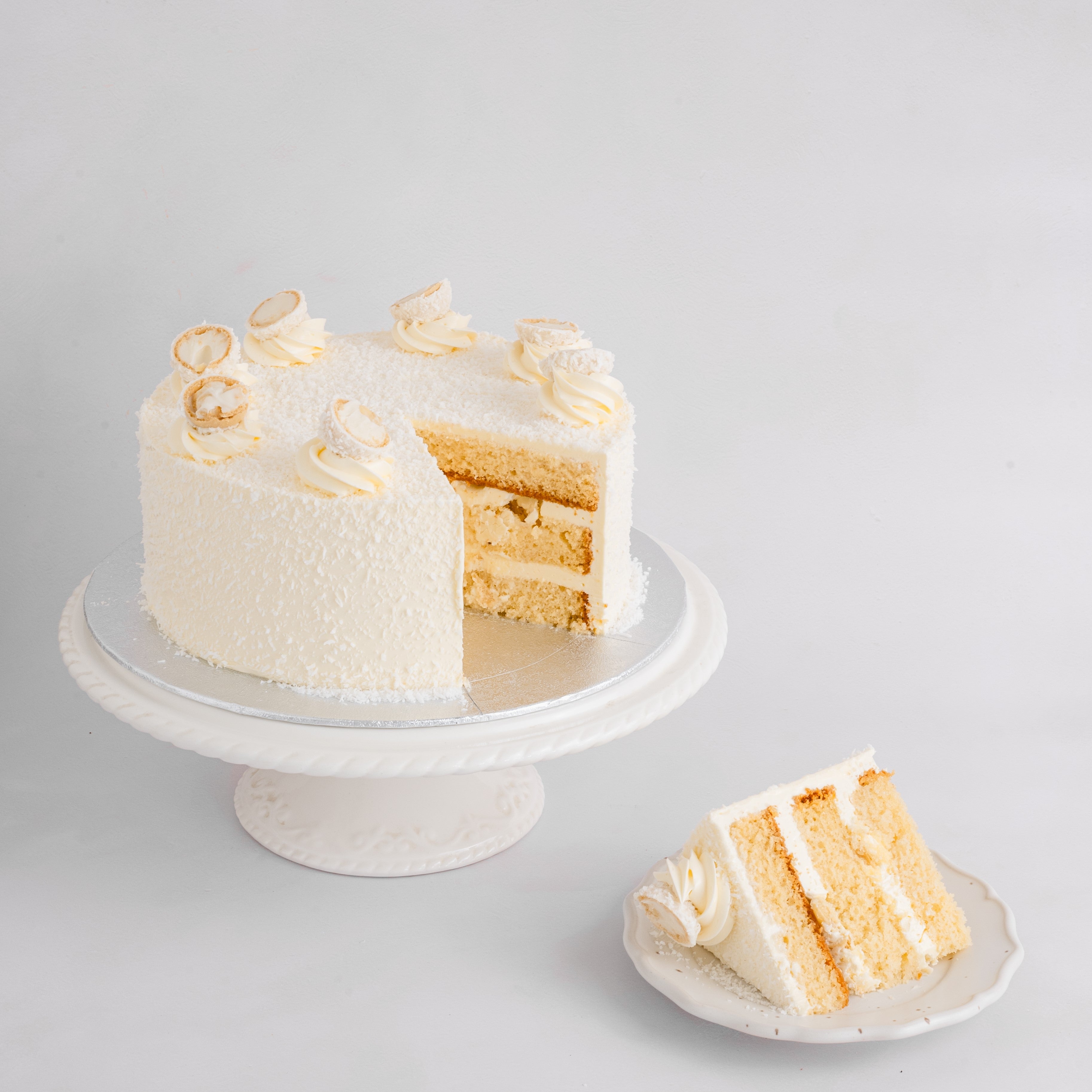 Gluten Free Rafello Coconut Cake - LA VO PATISSERIE