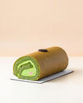Matcha Strawberry Roll Cake