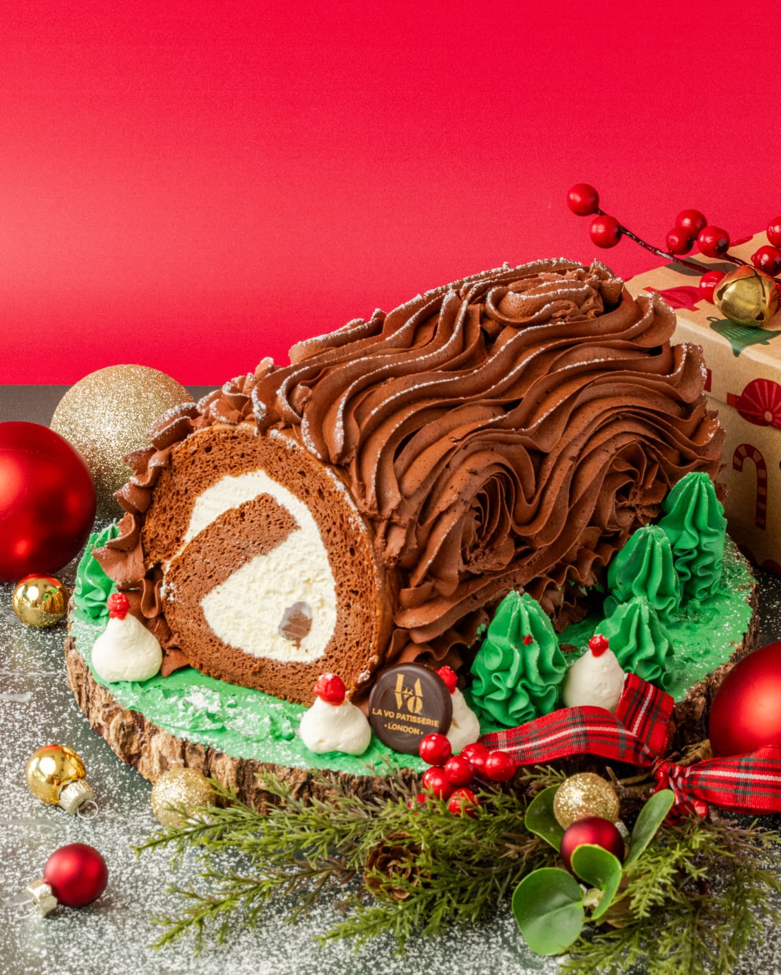 Christmas Yule Log by Signature Cake